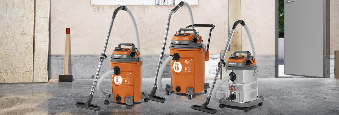 Обзор строительных пылесосов DAEWOO