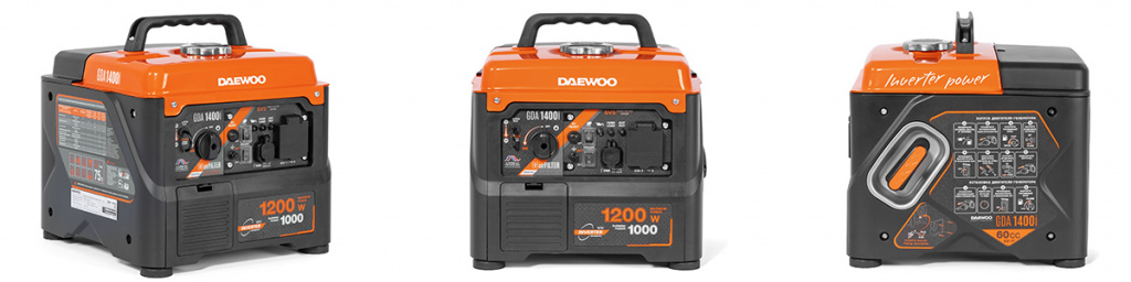 Инверторный бензиновый генератор DAEWOO GDA 1400i