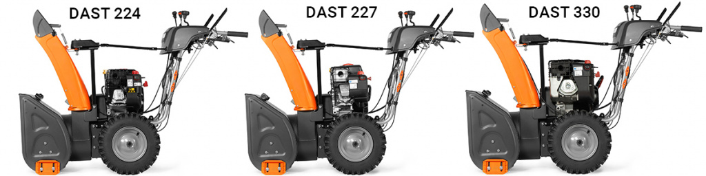 Снегоуборщики DAST с мотором